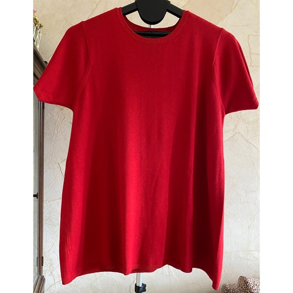 🎉HP🎉 NWOT 2-Piece Red Knit Cardigan and T-Shirt Set XL - Picture 4 of 6